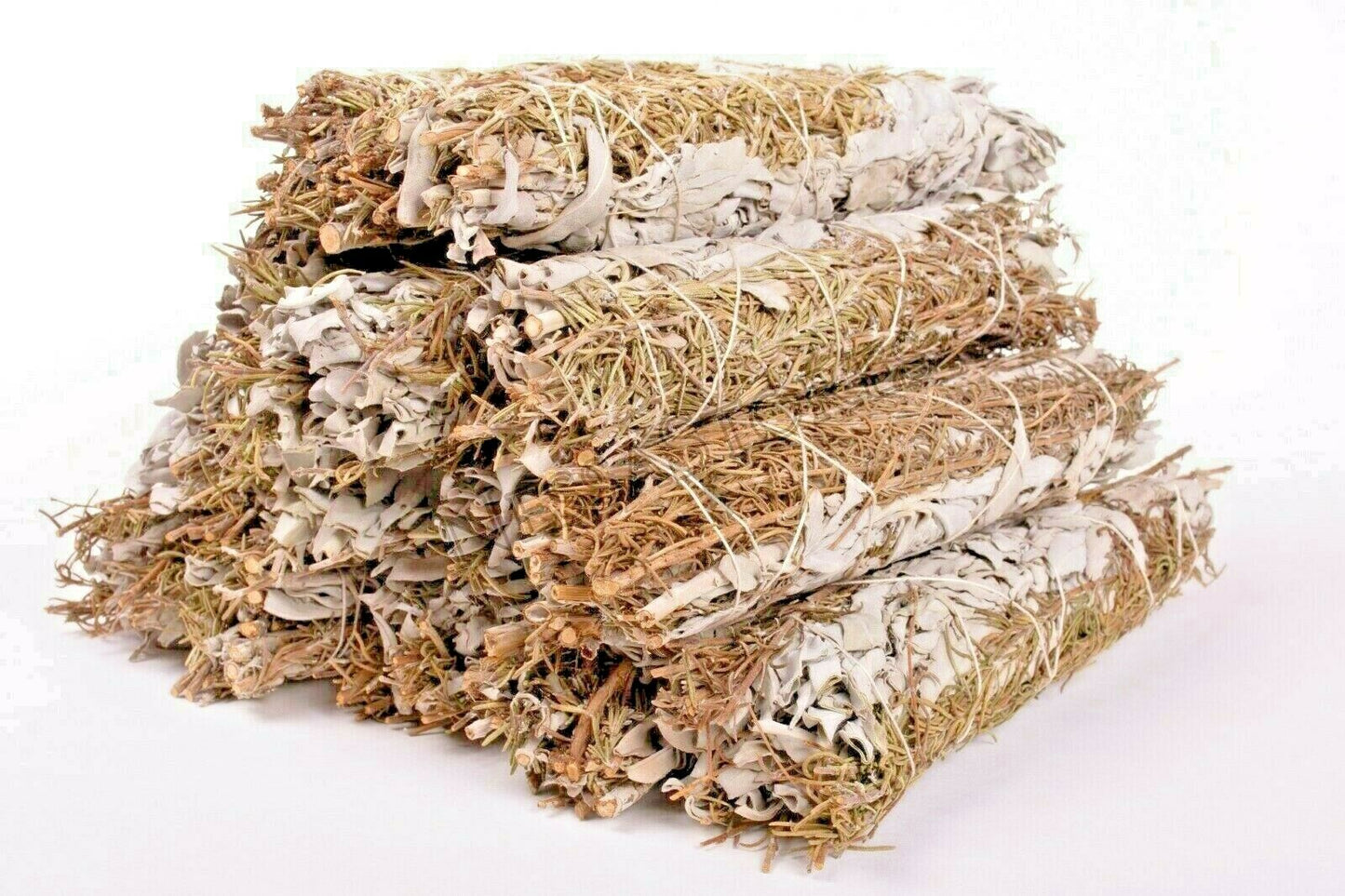 California White Sage + Rosemary Smudge Incense 8"-9" Bundle (15 pcs) #JC-141