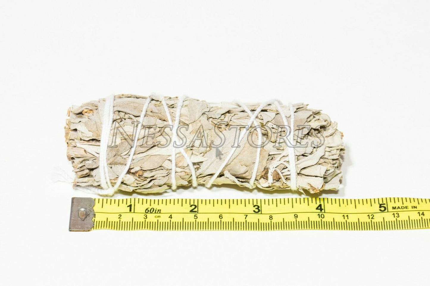 NessaStores White Sage Smudge Incense 4" Bundle (16 pcs) #JC-006