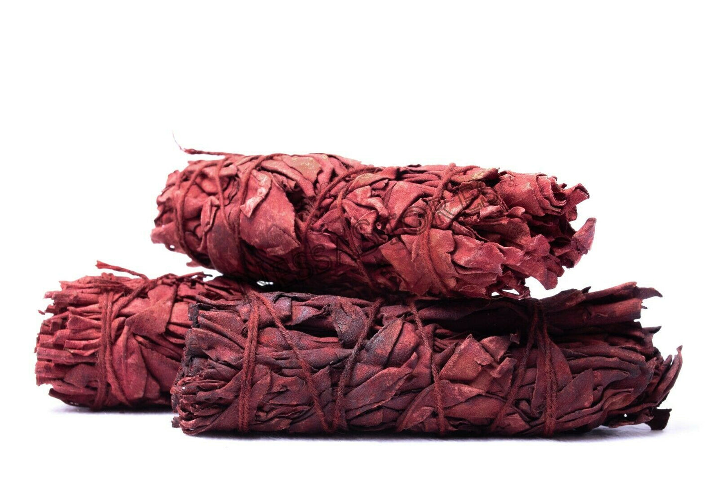 NessaStores White Sage + Dragon's Blood Smudge Stick 4" Bundle (3 pcs)#JC-160