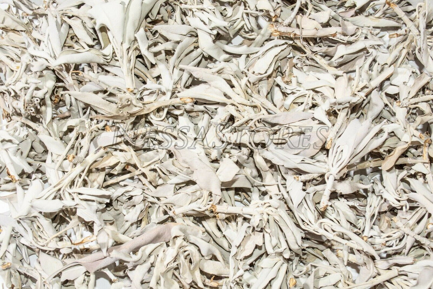 NessaStores California White Sage Smudge Loose Cluster Incense Bulk (1 lb) #JC-001
