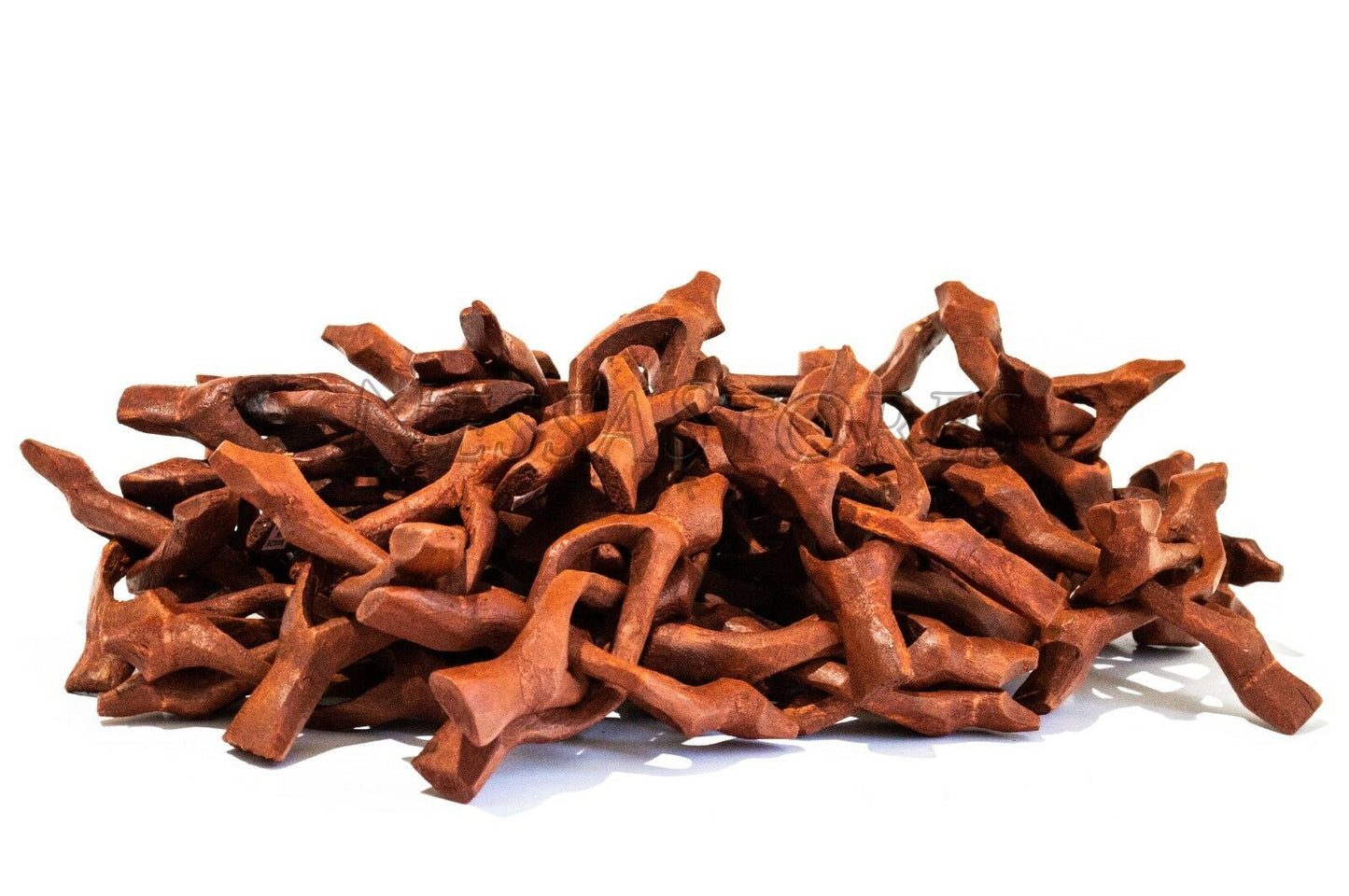 Carved Tripod Wood Stand Holder 4" ( 100 pcs ) #JC-45
