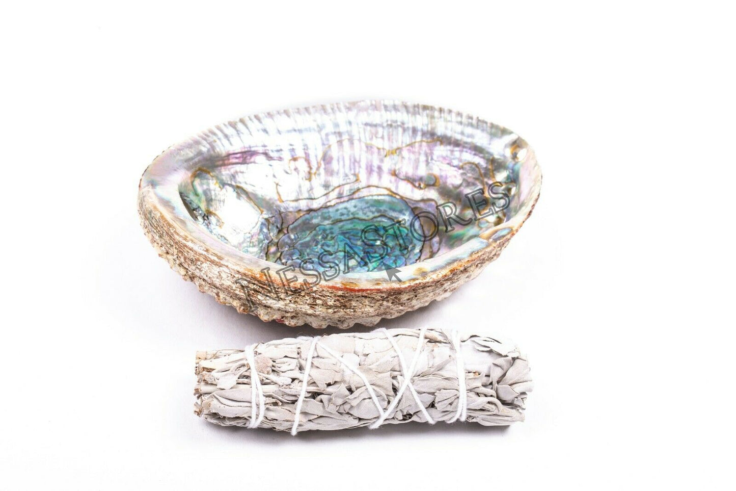 White Sage 4" & Abalone Shell 6" - 7" (1 Kit)