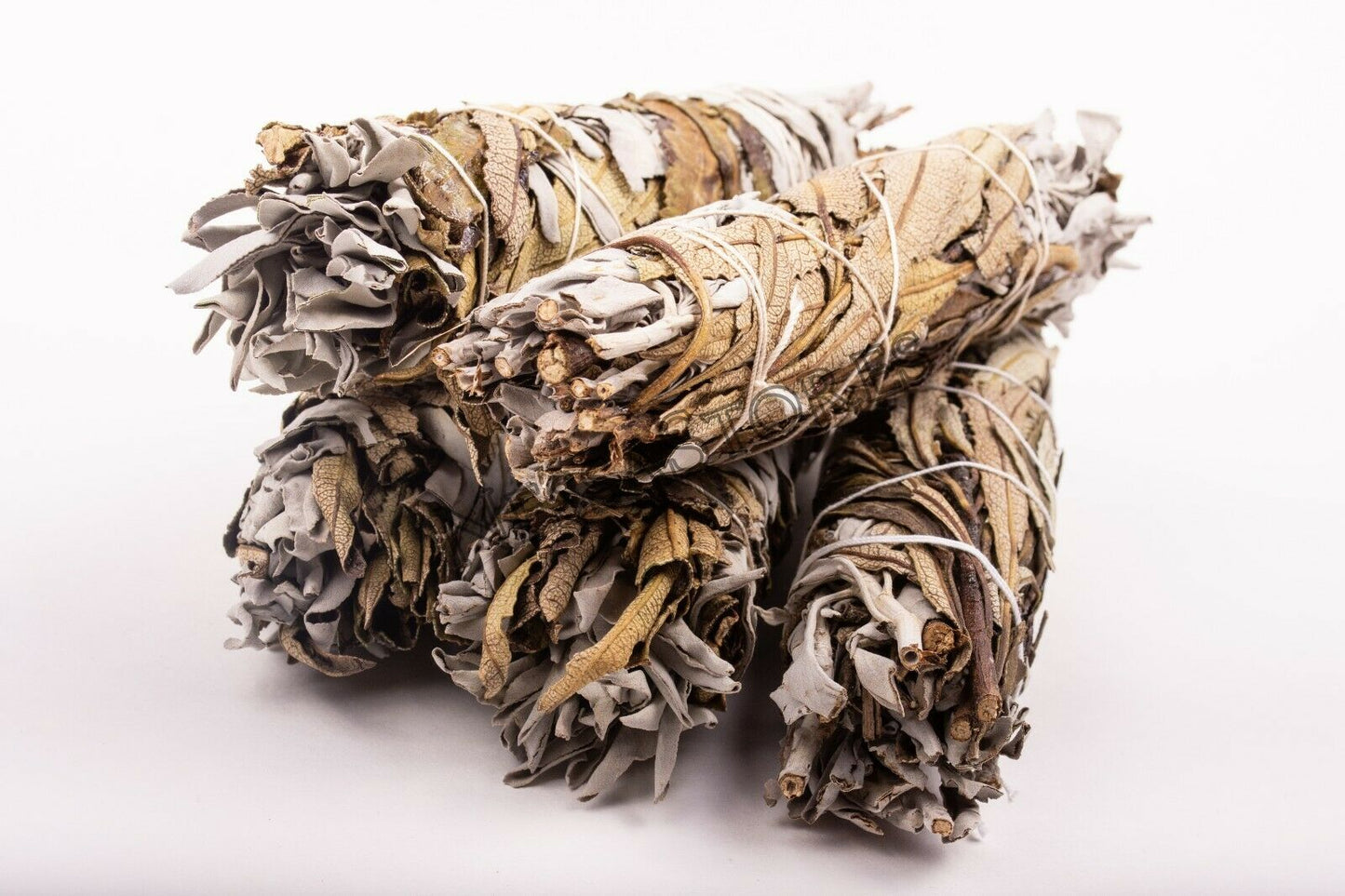 White Sage + Yerba Santa Smudge Incense 7" - 8" Bundle (5 pcs) #JC-119