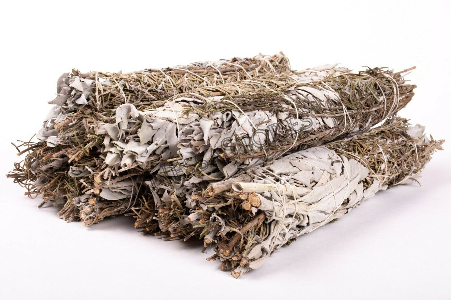 White Sage + Rosemary Smudge Incense 8"-9" Bundle (7 pcs) #JC-141
