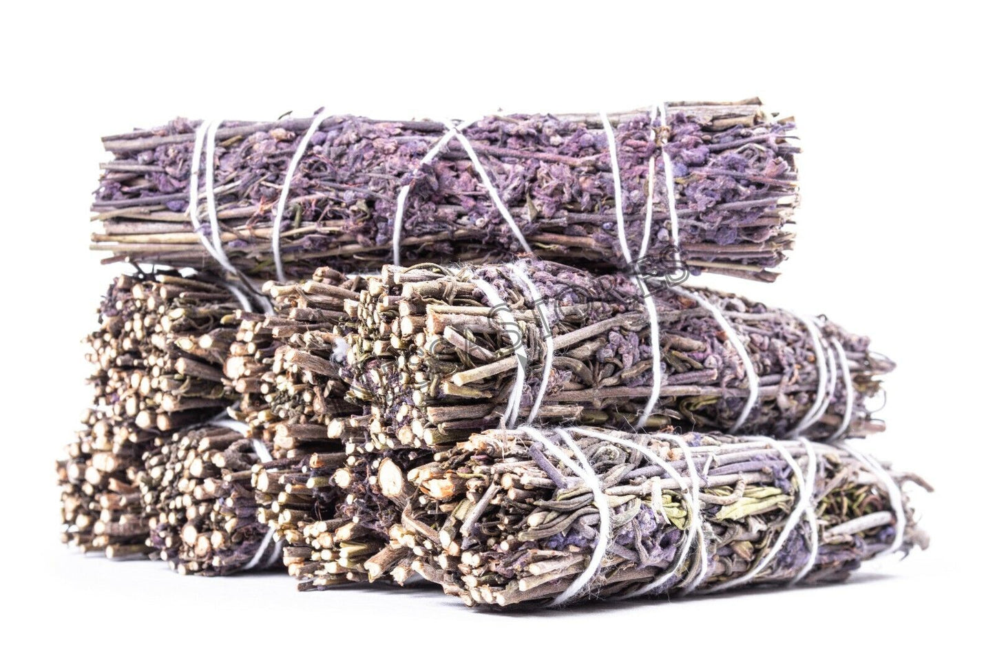 NessaStores Lavender Smudge Incense 4" Bundle (8 pcs) #JC-144