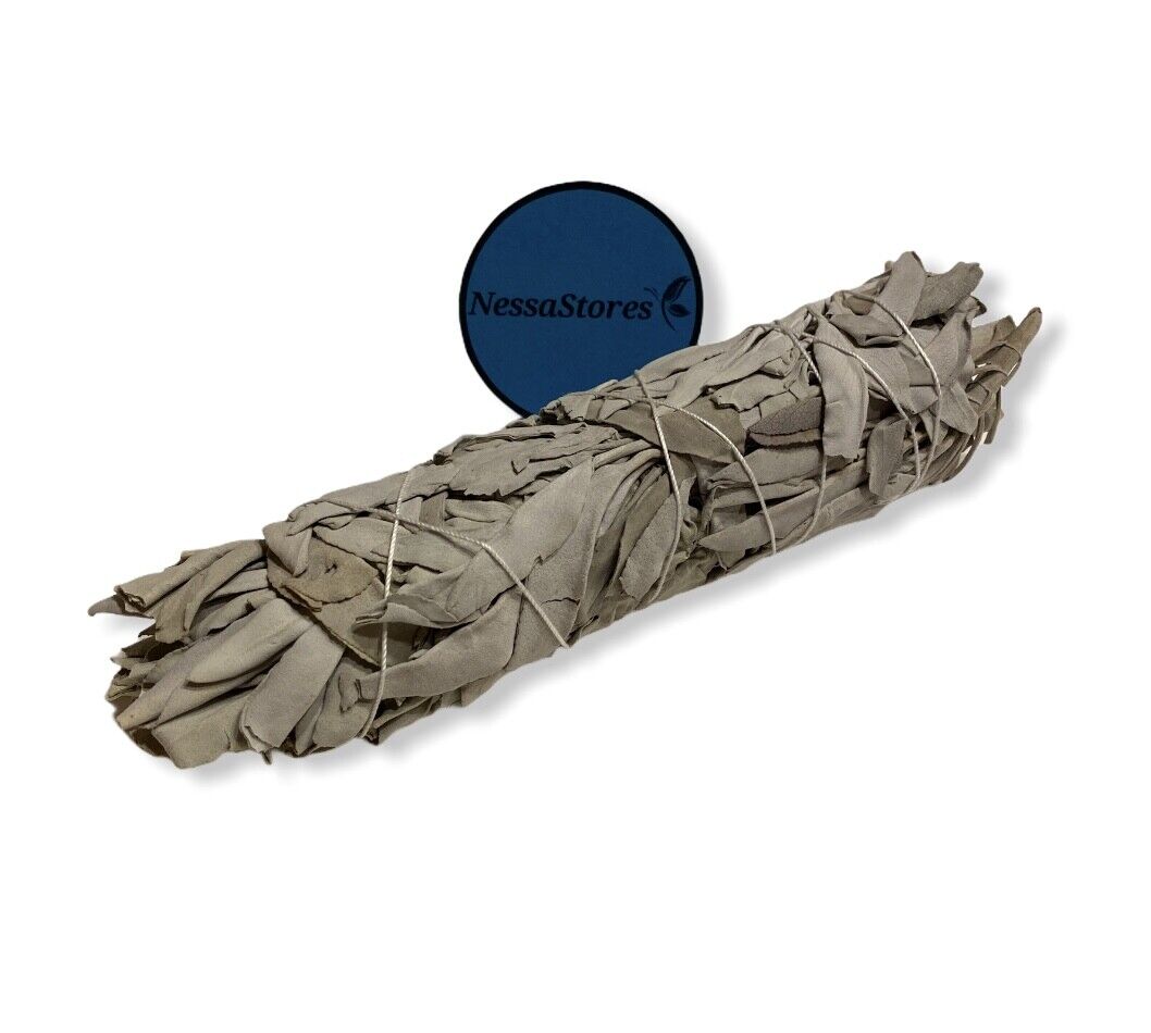 NessaStores California White Sage Smudge Incense 7"-8" Bundle (30 pcs) #JC-9
