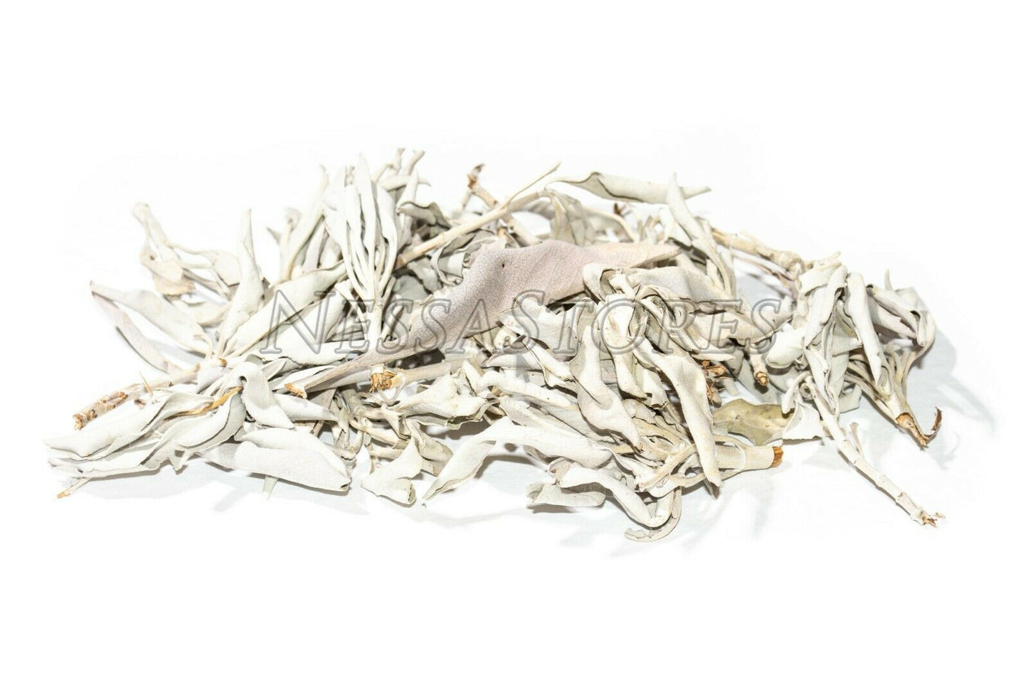 NessaStores California White Sage Smudge Loose Cluster Incense Bulk (1/2 lb) #JC-001