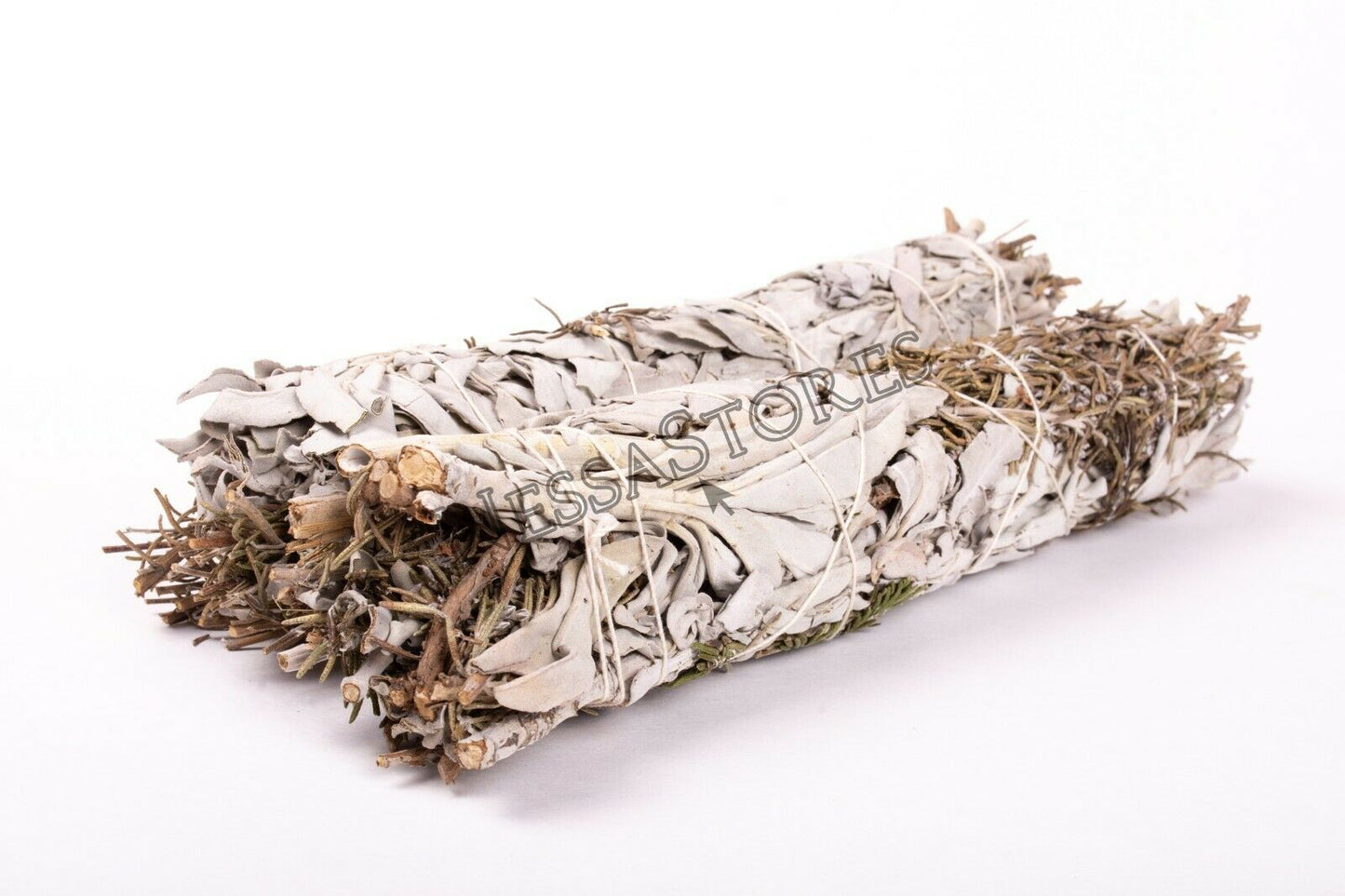 White Sage + Rosemary Smudge Incense 8"-9" Bundle (2 pcs) #JC-141