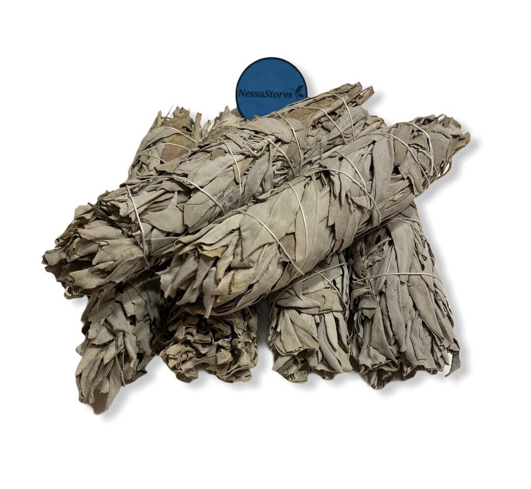 NessaStores California White Sage Smudge Incense 7"-8" Bundle (30 pcs) #JC-9