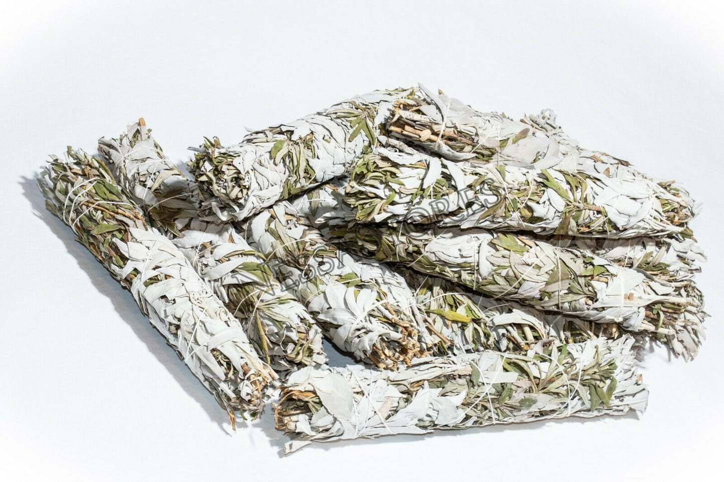 California White Sage + Black Sage Smudge Incense 8"-9" Bundle (15 pcs) #JC-114
