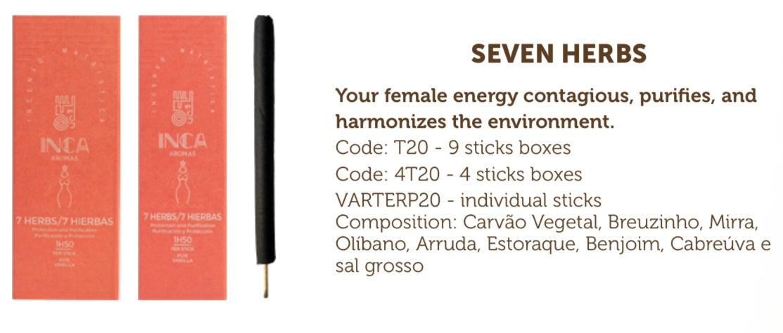 INCA Aromas Incense Sticks