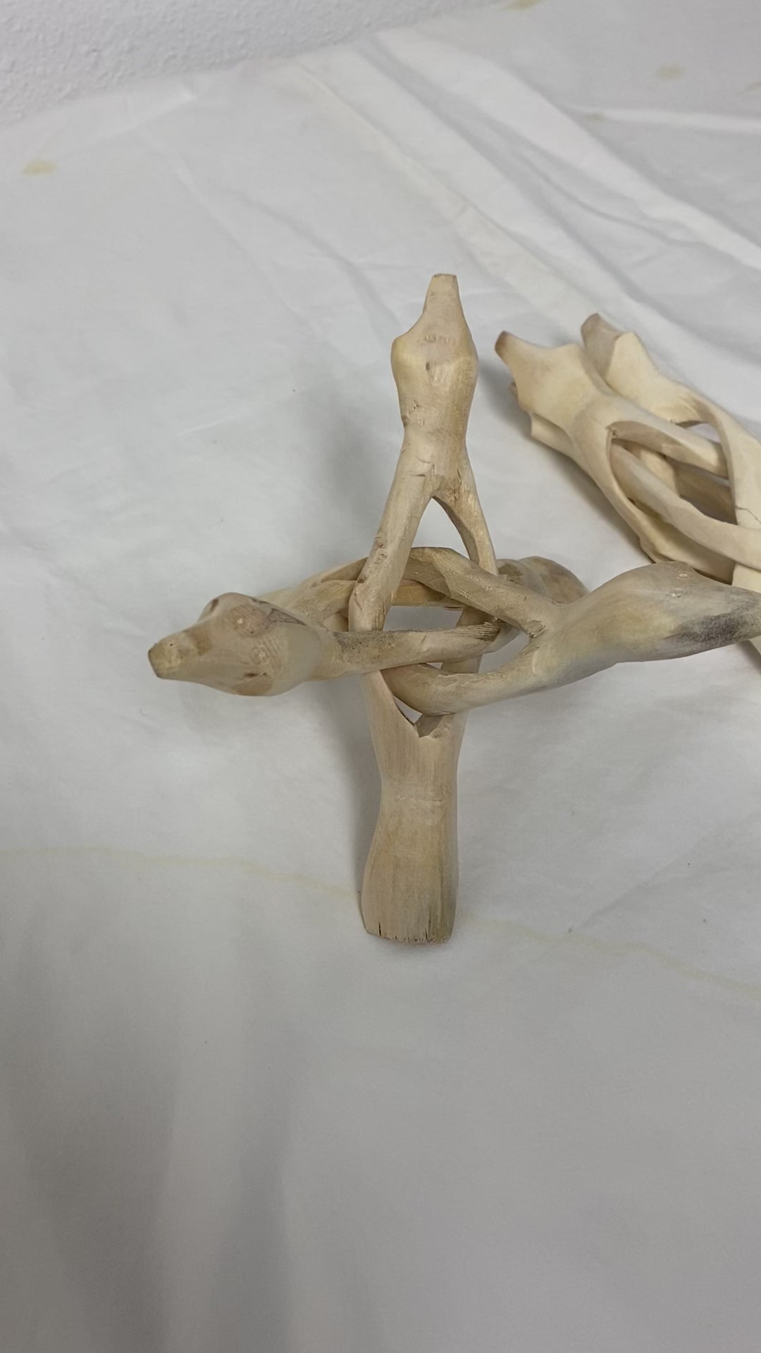 6 Inch natural wood stand video