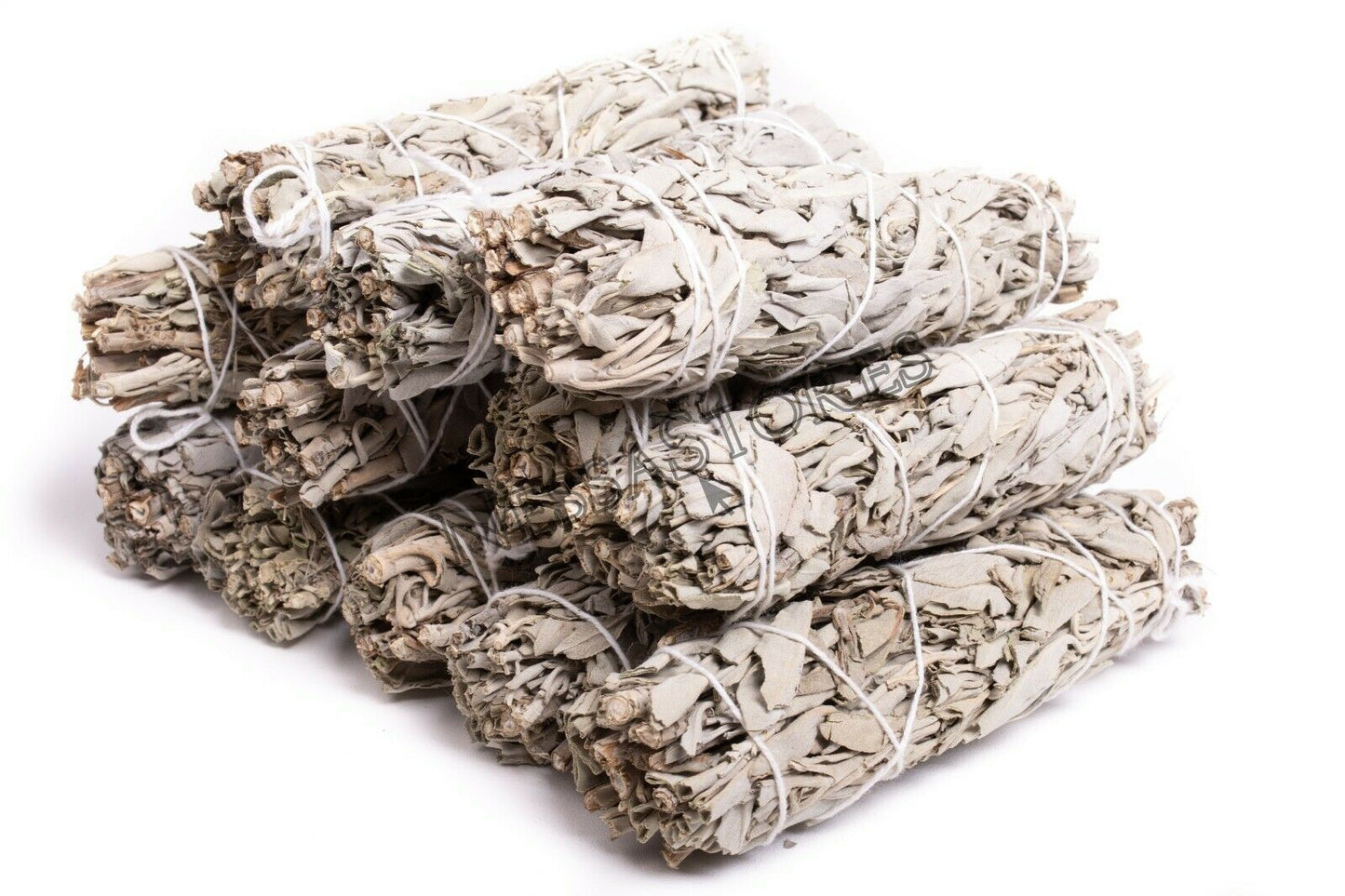 NessaStores White Sage Smudge Incense 5" Bundle (12 pcs) #JC-137