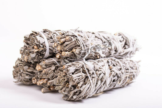 NessaStores White Sage Smudge Incense 7" Bundle (5 pcs) #JC-138