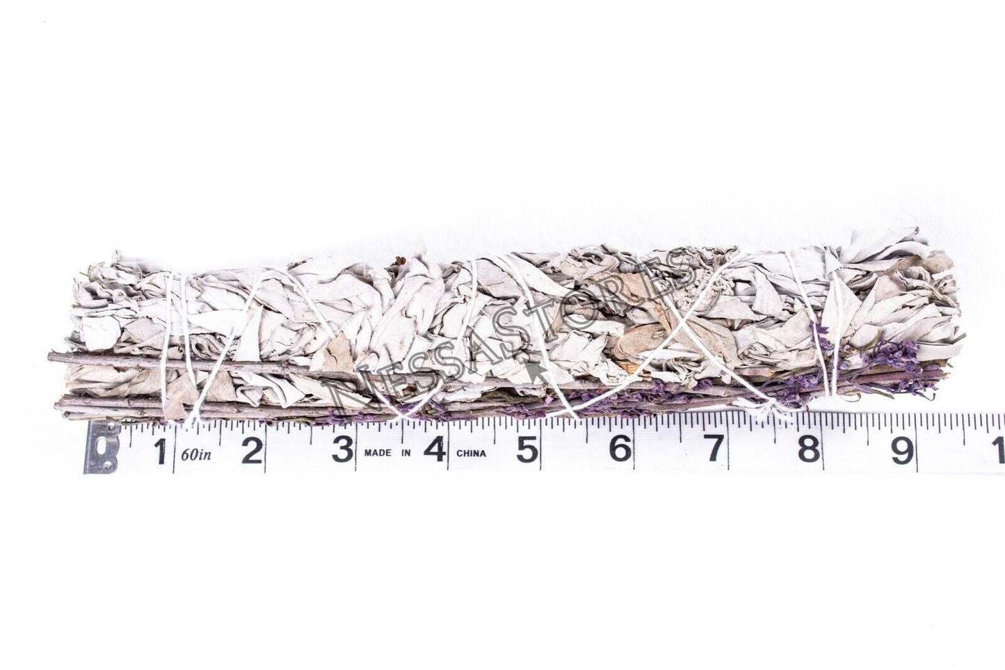 NessaStores White Sage + Lavender Smudge Incense 9" Bundle (9 pcs) #JC-148