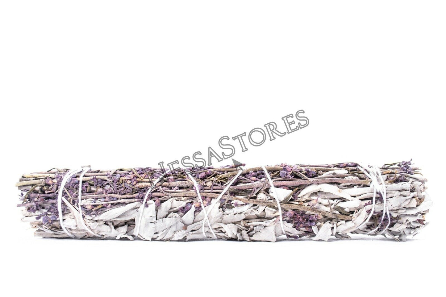 NessaStores White Sage + Lavender Smudge Incense 9" Bundle (9 pcs) #JC-148