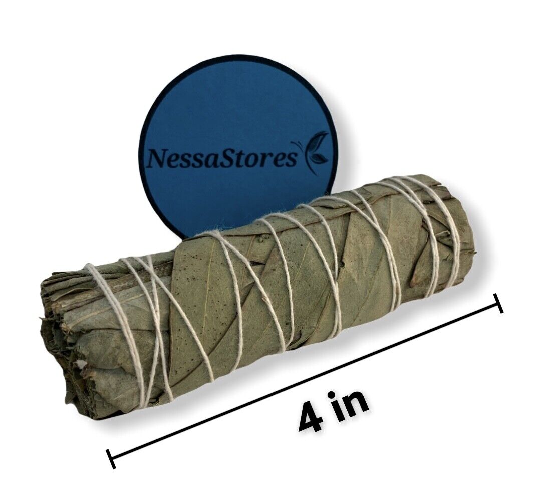 NessaStores Eucalyptus Smudge Incense 4" Bundle #JC-186 (32 pcs)