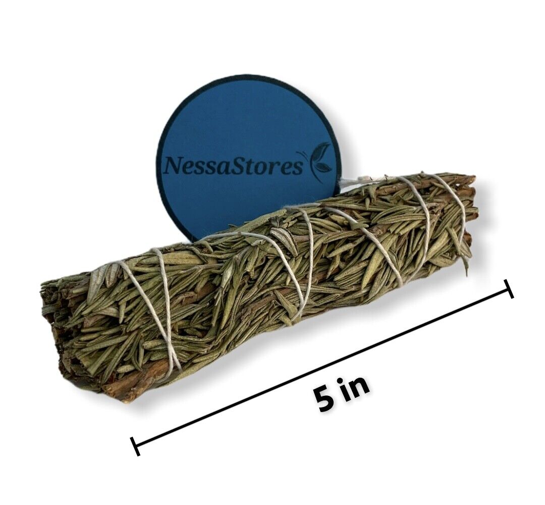 NESSASTORES - Rosemary Smudge Incense 5" Bundle #JC-193 (3 pcs)