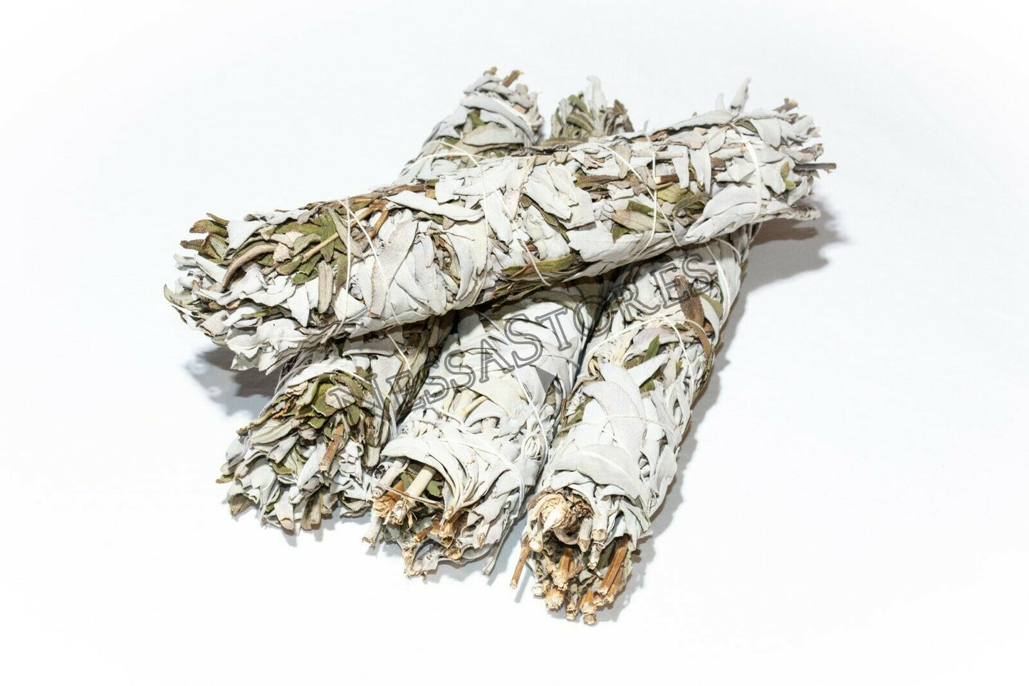 White Sage + Black Sage Smudge Incense 8"-9" Bundle (4 pcs) #JC-114