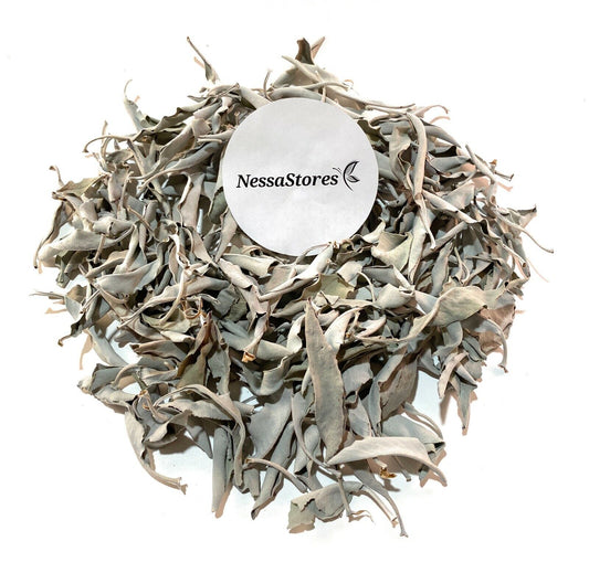NessaStores California White Sage LEAVES ONLY Incense ( 1/4 lb) #JC-3