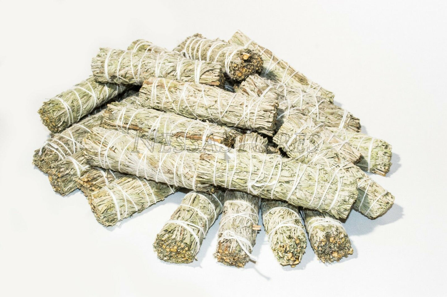 NessaStores Blue Sage Smudge Incense 4"-5" Bundle (60 pcs) #JC-073