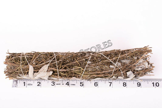 White Sage + Rosemary Smudge Incense 8"-9" Bundle (1 pc) #JC-141