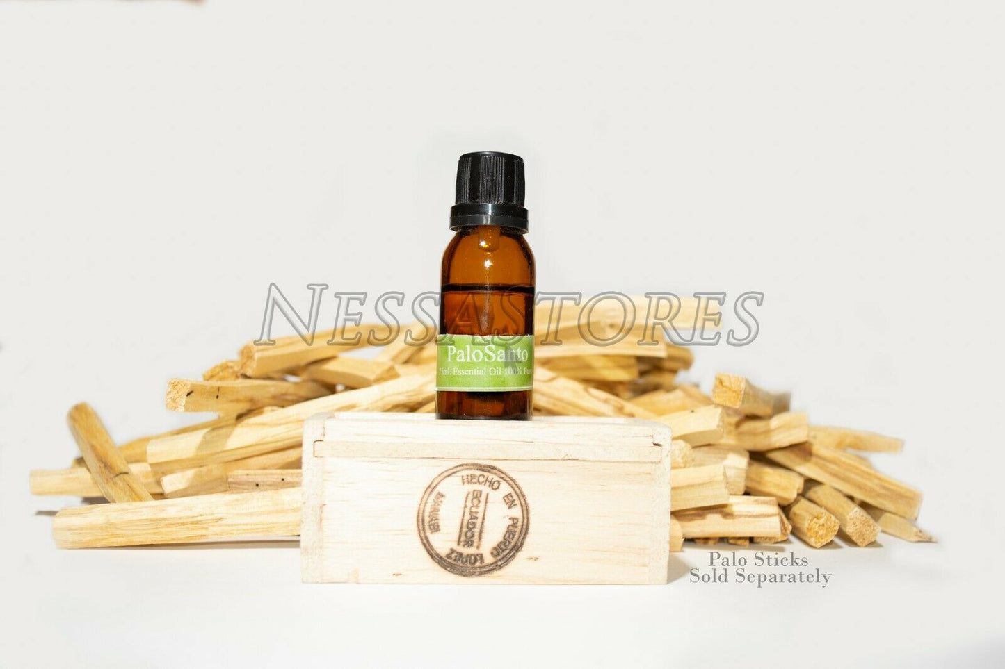 100 % Pure Palo Santo Essential Oil 25 ml. Bottle with Dropper ( 1 pc )