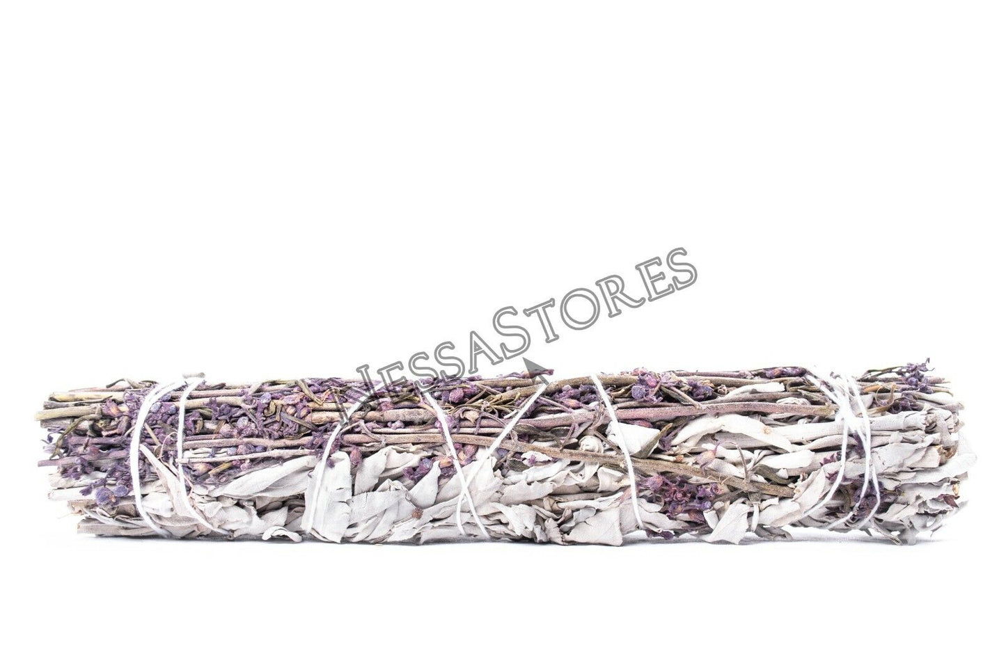 NessaStores White Sage + Lavender Smudge Incense 9" Bundle (3 pcs) #JC-148