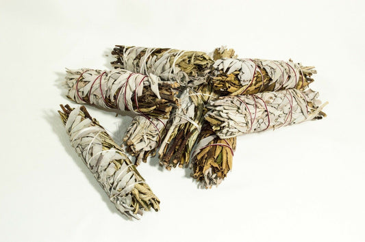 California White Sage + Yerba Santa Smudge Incense 5"-6" Bundle (8 pcs) #JC-91