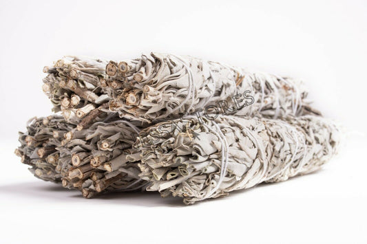 NessaStores White Sage Smudge Incense 9" Bundle (5 pcs) #JC-139