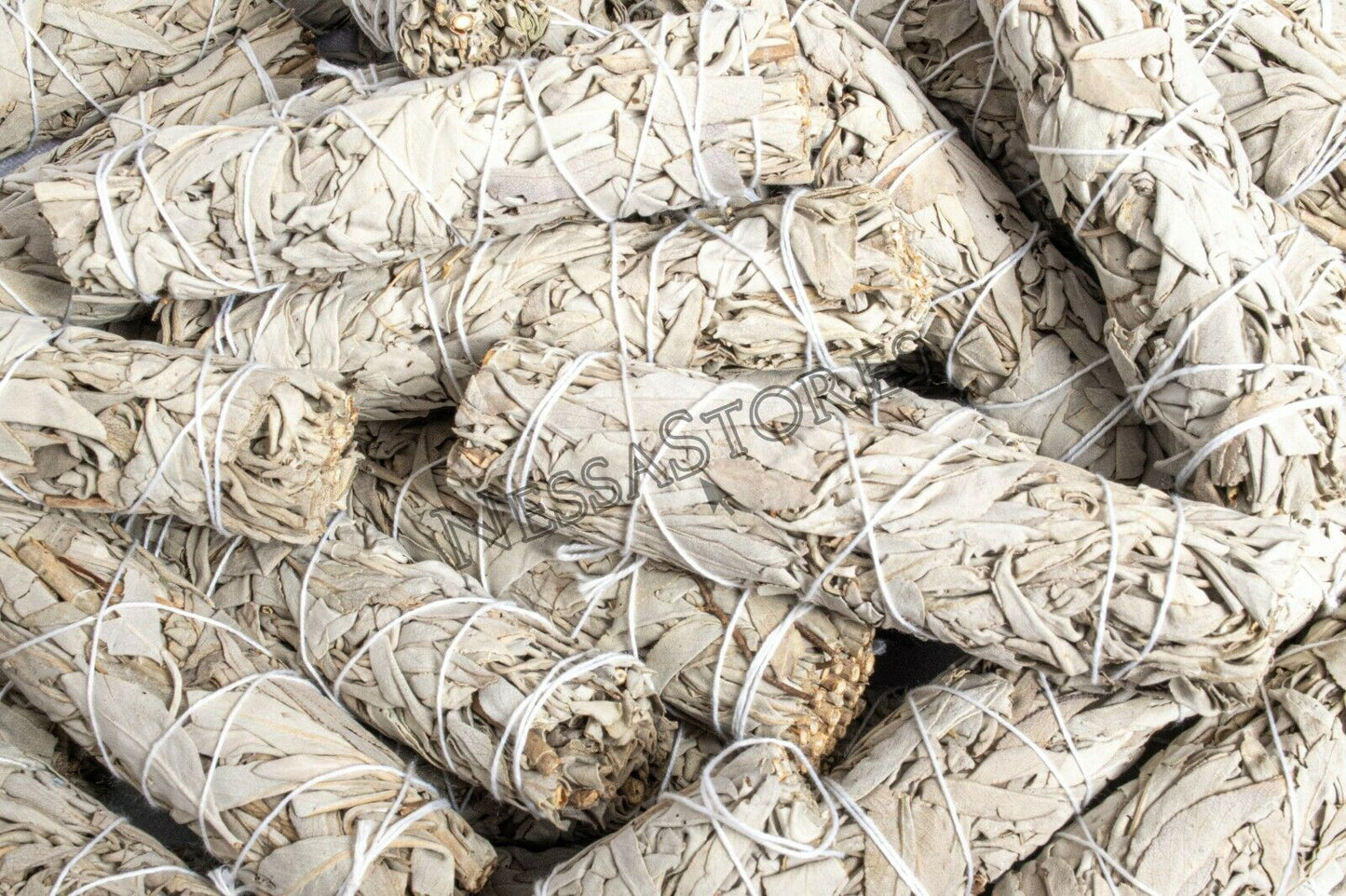 NessaStores California White Sage Smudge Stick Incense 6" Bundle (36 pcs)#JC-162