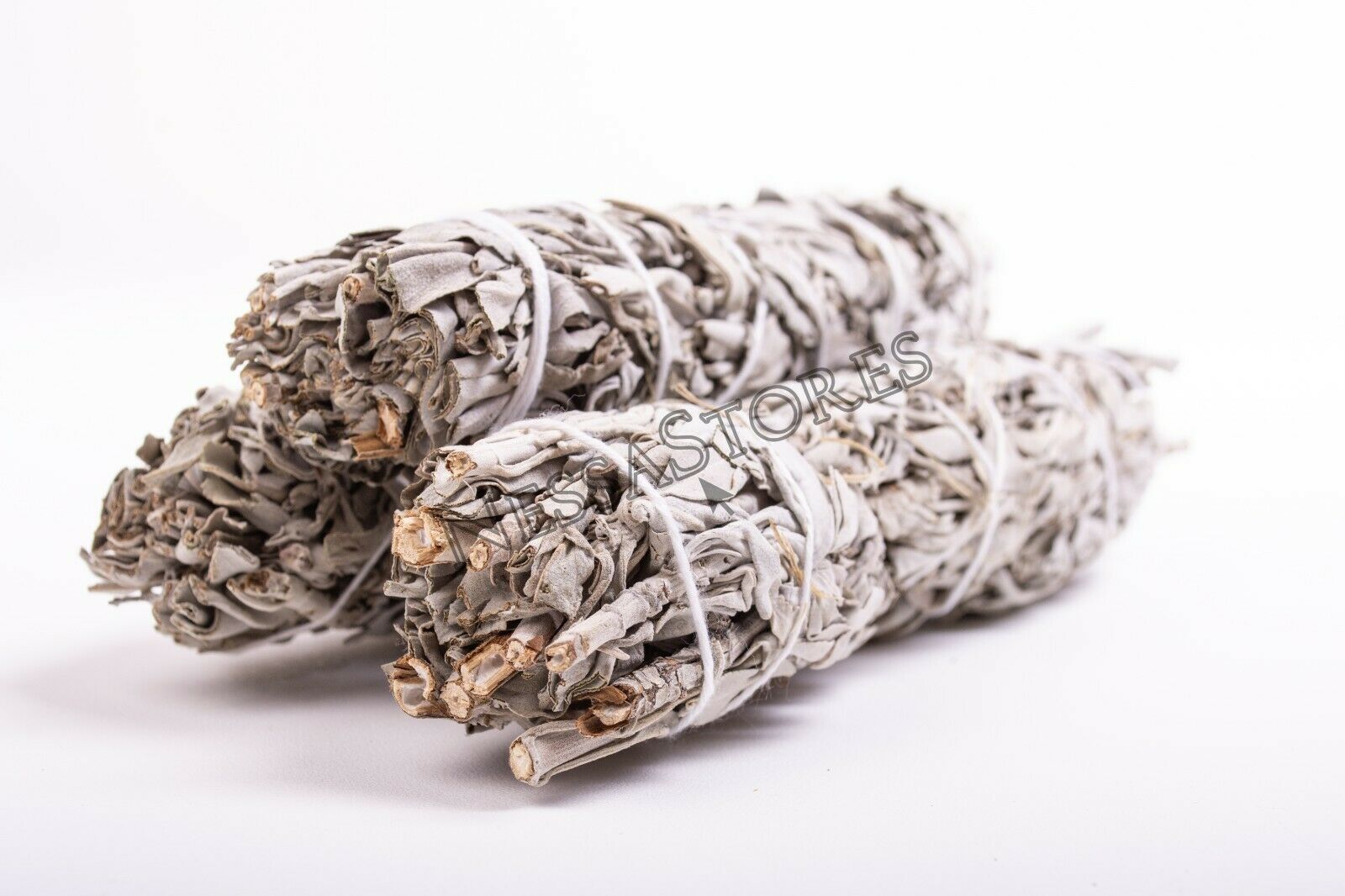 NessaStores White Sage Smudge Incense - 4 Bundles (8 Pieces Total) - JC-006