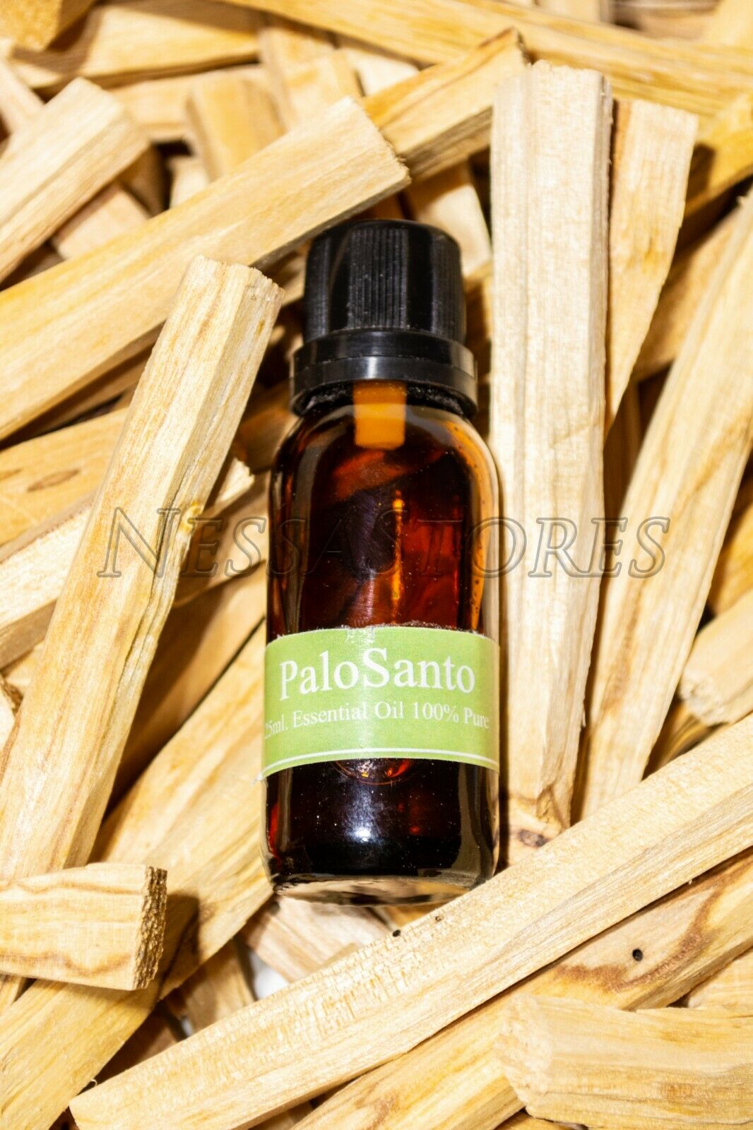 100 % Pure Palo Santo Essential Oil 25 ml. Bottle with Dropper ( 1 pc )