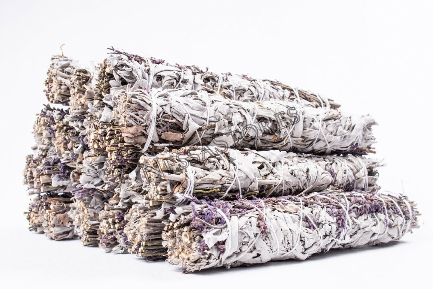 NessaStores White Sage + Lavender Smudge Incense 9" Bundle (27 pcs) #JC-148